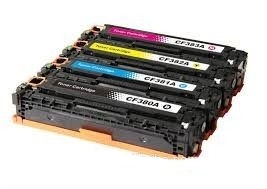 HP380XA (HP 312A) CF380X Fekete Toner Komp. Új!